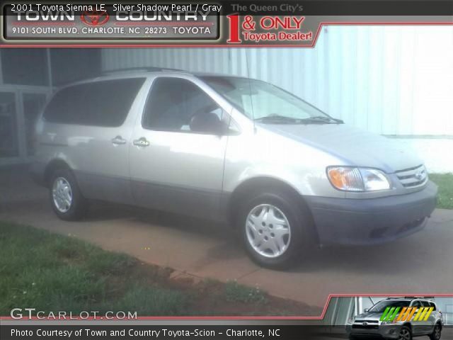 2001 Toyota Sienna LE in Silver Shadow Pearl
