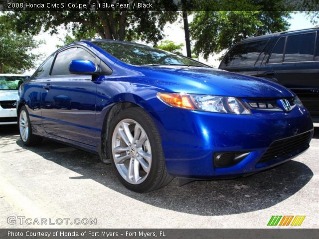 2008 Honda Civic Si Coupe in Fiji Blue Pearl