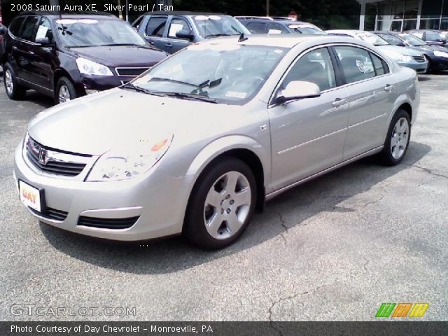 2008 Saturn Aura XE in Silver Pearl