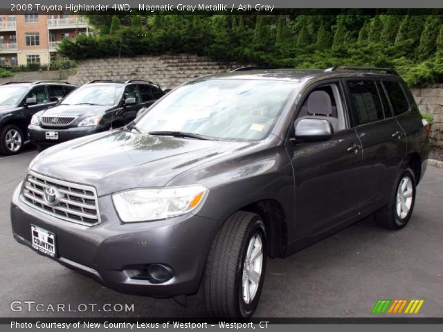 2008 Toyota Highlander 4WD in Magnetic Gray Metallic