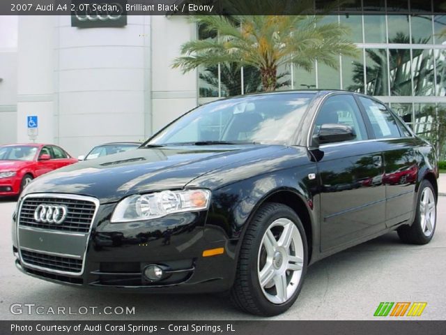 2007 Audi A4 2.0T Sedan in Brilliant Black