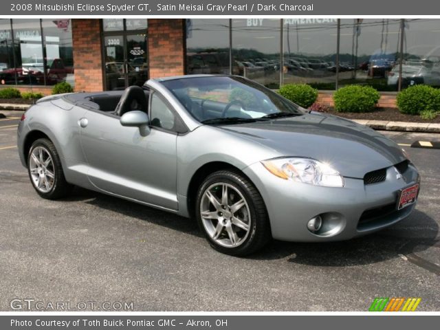 2008 Mitsubishi Eclipse Spyder GT in Satin Meisai Gray Pearl