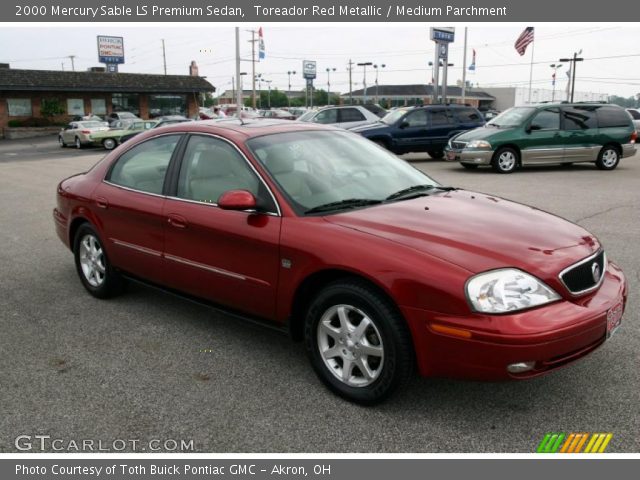 2000 Mercury Sable LS Premium Sedan in Toreador Red Metallic