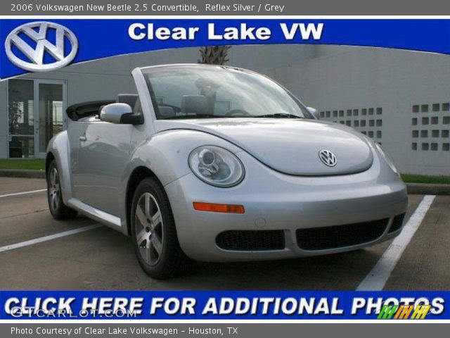 2006 Volkswagen New Beetle 2.5 Convertible in Reflex Silver