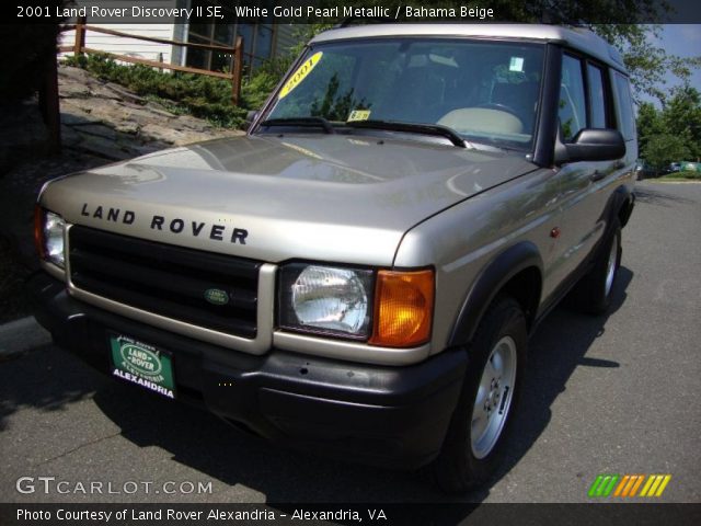 2001 Land Rover Discovery II SE in White Gold Pearl Metallic