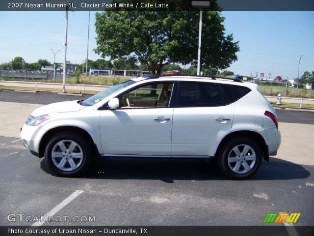 2007 Nissan Murano SL in Glacier Pearl White