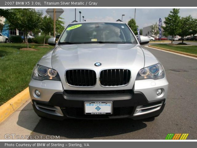 2007 BMW X5 3.0si in Titanium Silver Metallic
