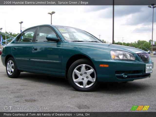 2006 Hyundai Elantra Limited Sedan in Spruce Green