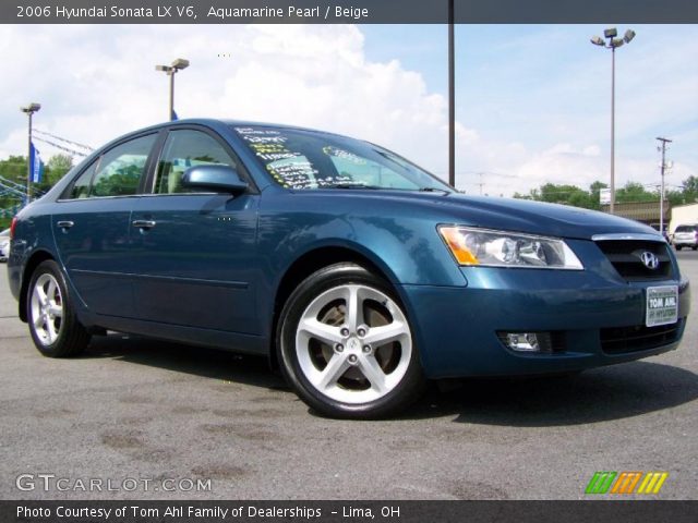 2006 Hyundai Sonata LX V6 in Aquamarine Pearl