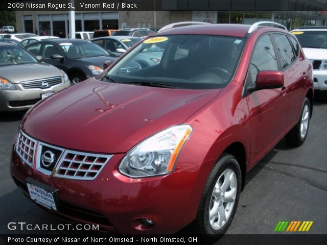 2009 Nissan Rogue SL in Venom Red