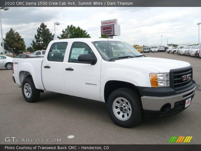 2010 GMC Sierra 1500 Crew Cab 4x4 in Summit White