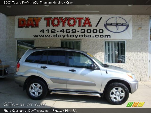 2003 Toyota RAV4 4WD in Titanium Metallic
