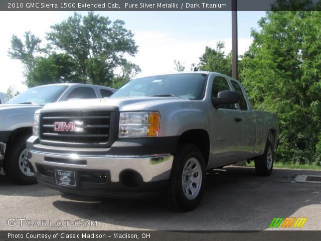 2010 GMC Sierra 1500 Extended Cab in Pure Silver Metallic