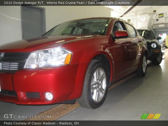 2010 Dodge Avenger R/T in Inferno Red Crystal Pearl