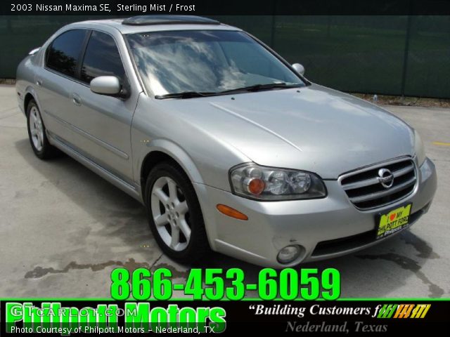 2003 Nissan Maxima SE in Sterling Mist