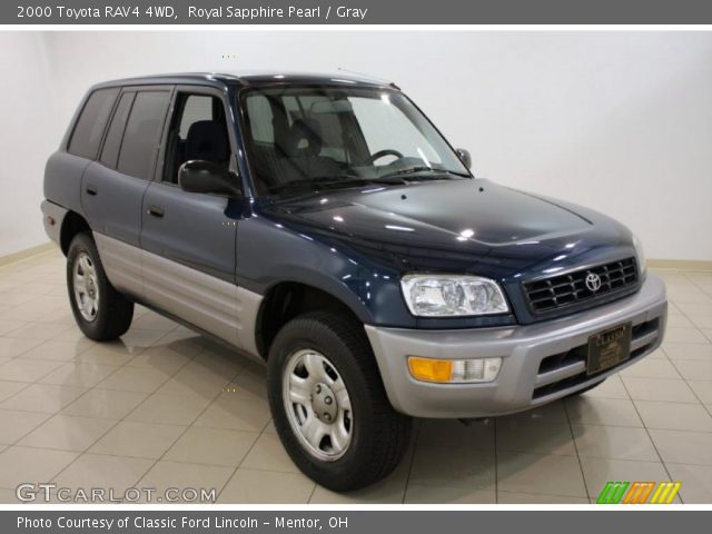 2000 Toyota RAV4 4WD in Royal Sapphire Pearl