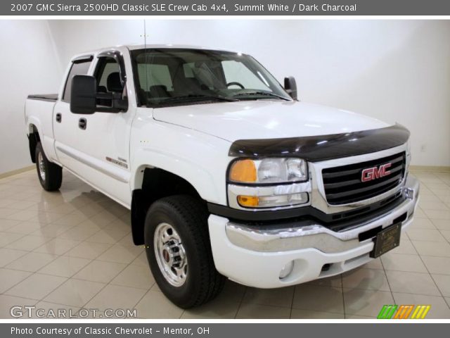 2007 GMC Sierra 2500HD Classic SLE Crew Cab 4x4 in Summit White