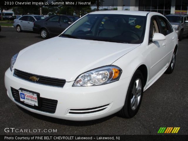 2010 Chevrolet Impala LS in Summit White