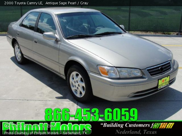 2000 Toyota Camry LE in Antique Sage Pearl