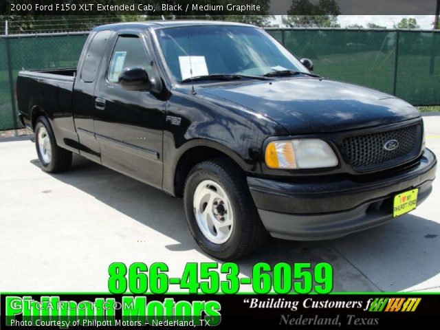 2000 Ford F150 XLT Extended Cab in Black