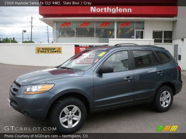 2009 Hyundai Santa Fe GLS 4WD in Slate Blue