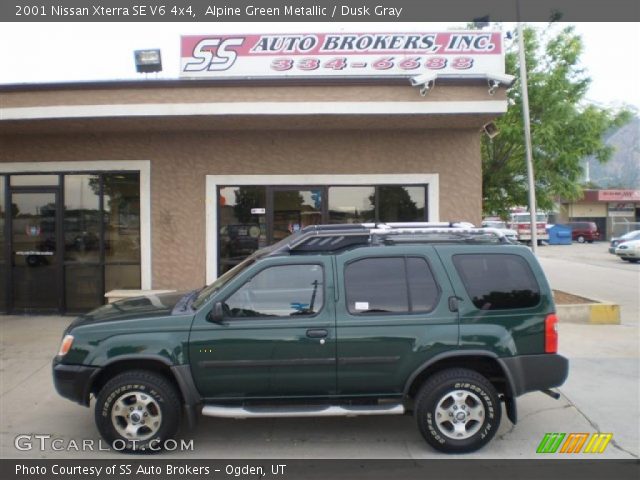 2001 Nissan Xterra SE V6 4x4 in Alpine Green Metallic