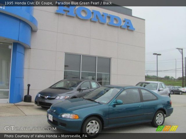 1995 Honda Civic EX Coupe in Paradise Blue Green Pearl