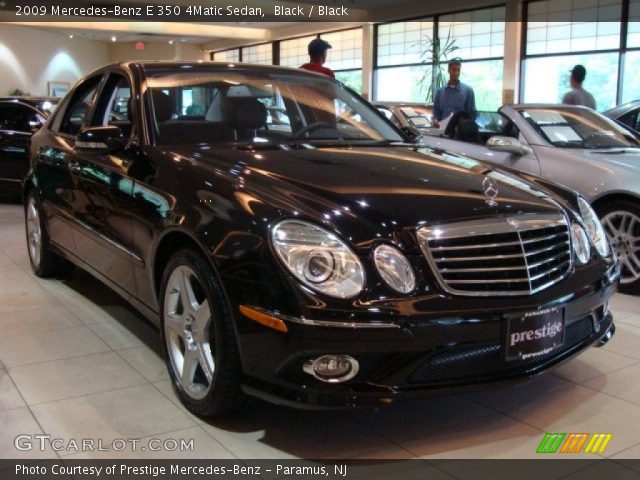 2009 Mercedes-Benz E 350 4Matic Sedan in Black