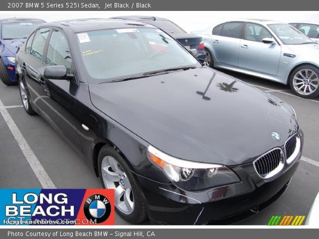 2007 BMW 5 Series 525i Sedan in Jet Black