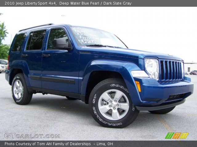 Deep water blue pearl jeep liberty