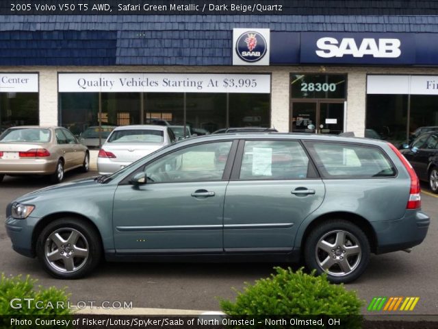 2005 Volvo V50 T5 AWD in Safari Green Metallic