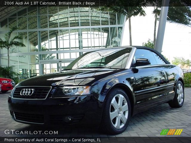 2006 Audi A4 1.8T Cabriolet in Brilliant Black
