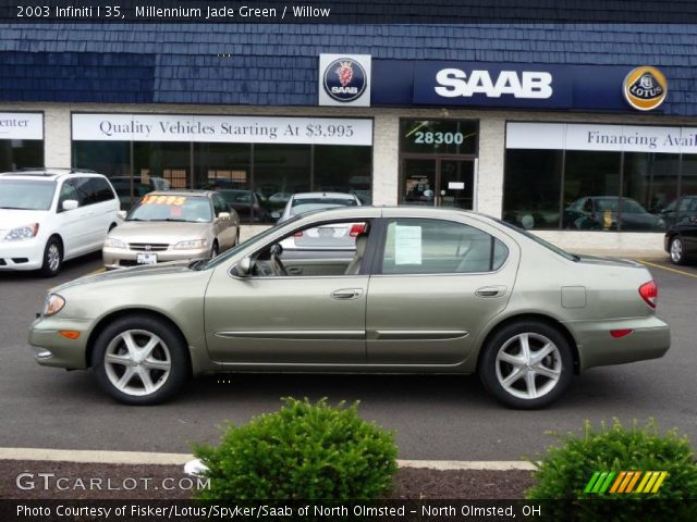 2003 Infiniti I 35 in Millennium Jade Green