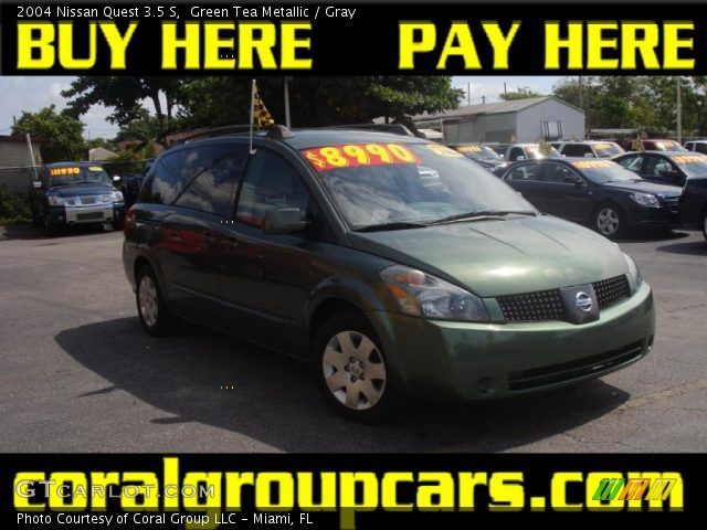 2004 Nissan Quest 3.5 S in Green Tea Metallic