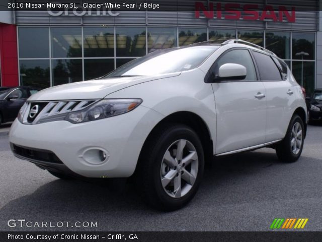 2010 Nissan Murano SL in Glacier White Pearl