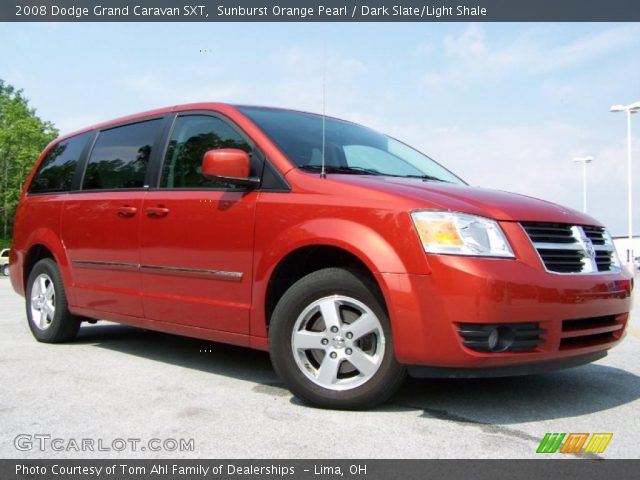 2008 Dodge Grand Caravan SXT in Sunburst Orange Pearl