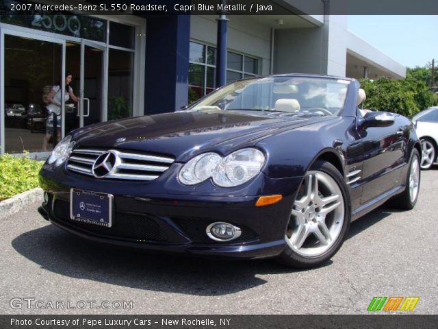 2007 Mercedes-Benz SL 550 Roadster in Capri Blue Metallic