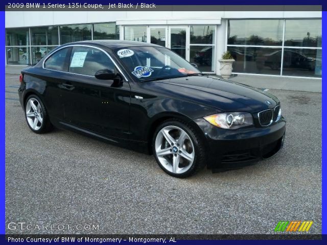 2009 BMW 1 Series 135i Coupe in Jet Black