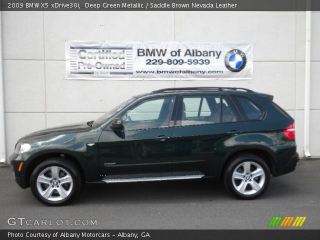 2009 BMW X5 xDrive30i in Deep Green Metallic