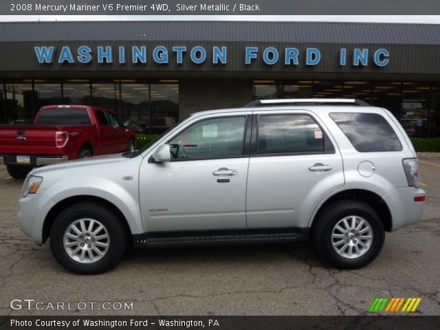 2008 Mercury Mariner V6 Premier 4WD in Silver Metallic
