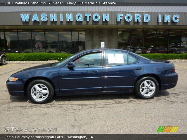 2001 Pontiac Grand Prix GT Sedan in Navy Blue Metallic
