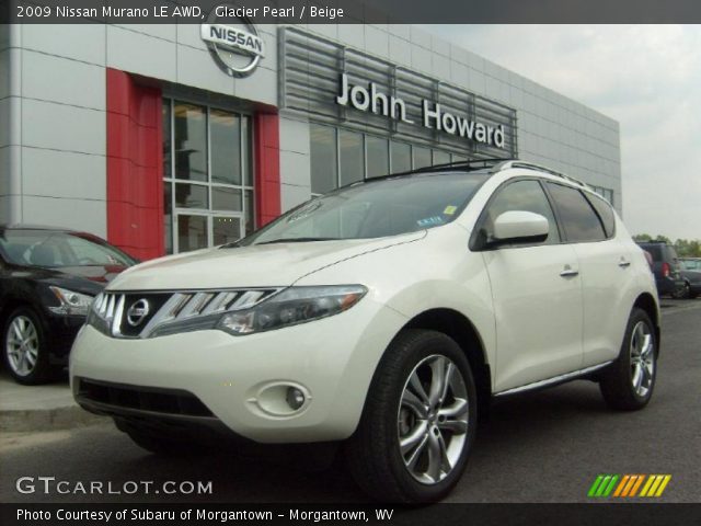 2009 Nissan Murano LE AWD in Glacier Pearl