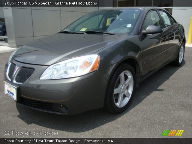 2006 Pontiac G6 V6 Sedan in Granite Metallic