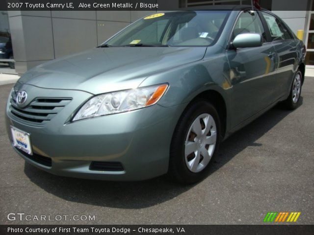 2007 Toyota Camry LE in Aloe Green Metallic