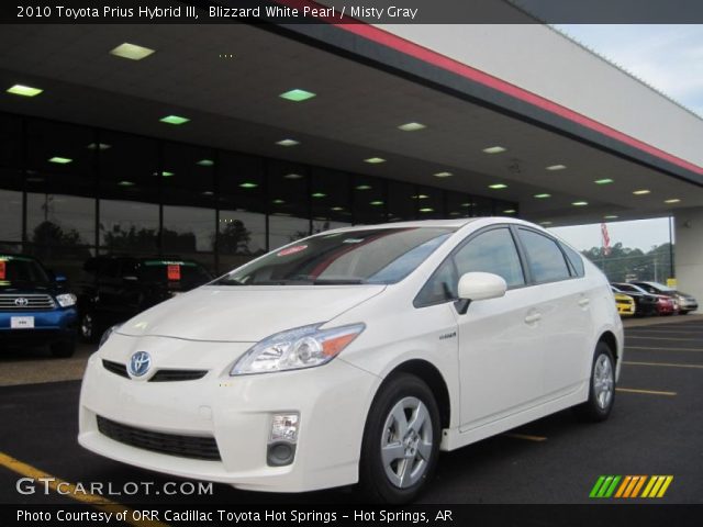 2010 Toyota Prius Hybrid III in Blizzard White Pearl