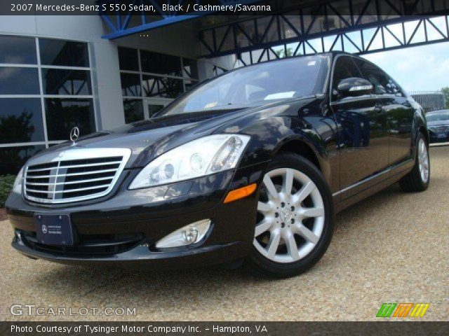 2007 Mercedes-Benz S 550 Sedan in Black