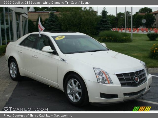 2009 Cadillac CTS Sedan in White Diamond Tri-Coat