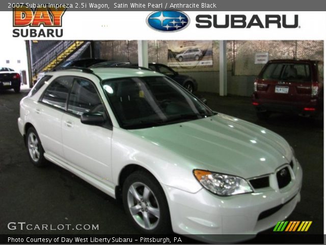 2007 Subaru Impreza 2.5i Wagon in Satin White Pearl