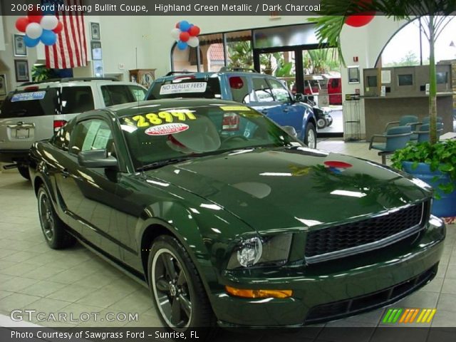2008 Ford Mustang Bullitt Coupe in Highland Green Metallic