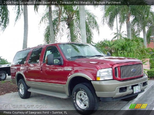 2004 Ford Excursion Eddie Bauer 4x4 in Toreador Red Metallic